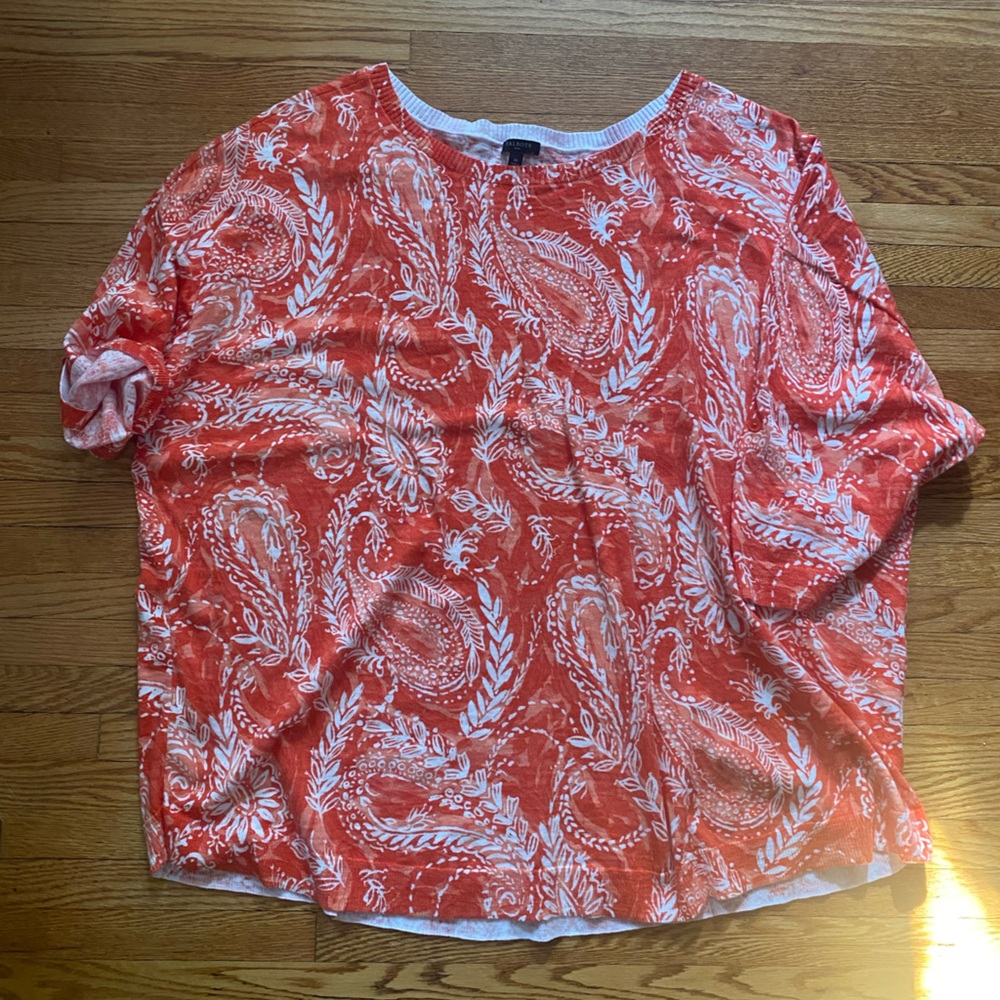 NWOT Sz 3x Talbots 100% Cotton Top